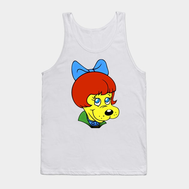 Bright Eyes, Pound Puppies 80's Cartoon Tank Top by RainbowRetro